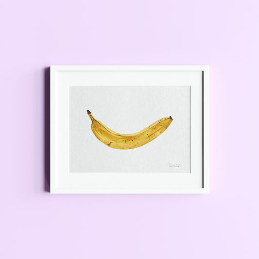 Banana - Wall Art Print A4