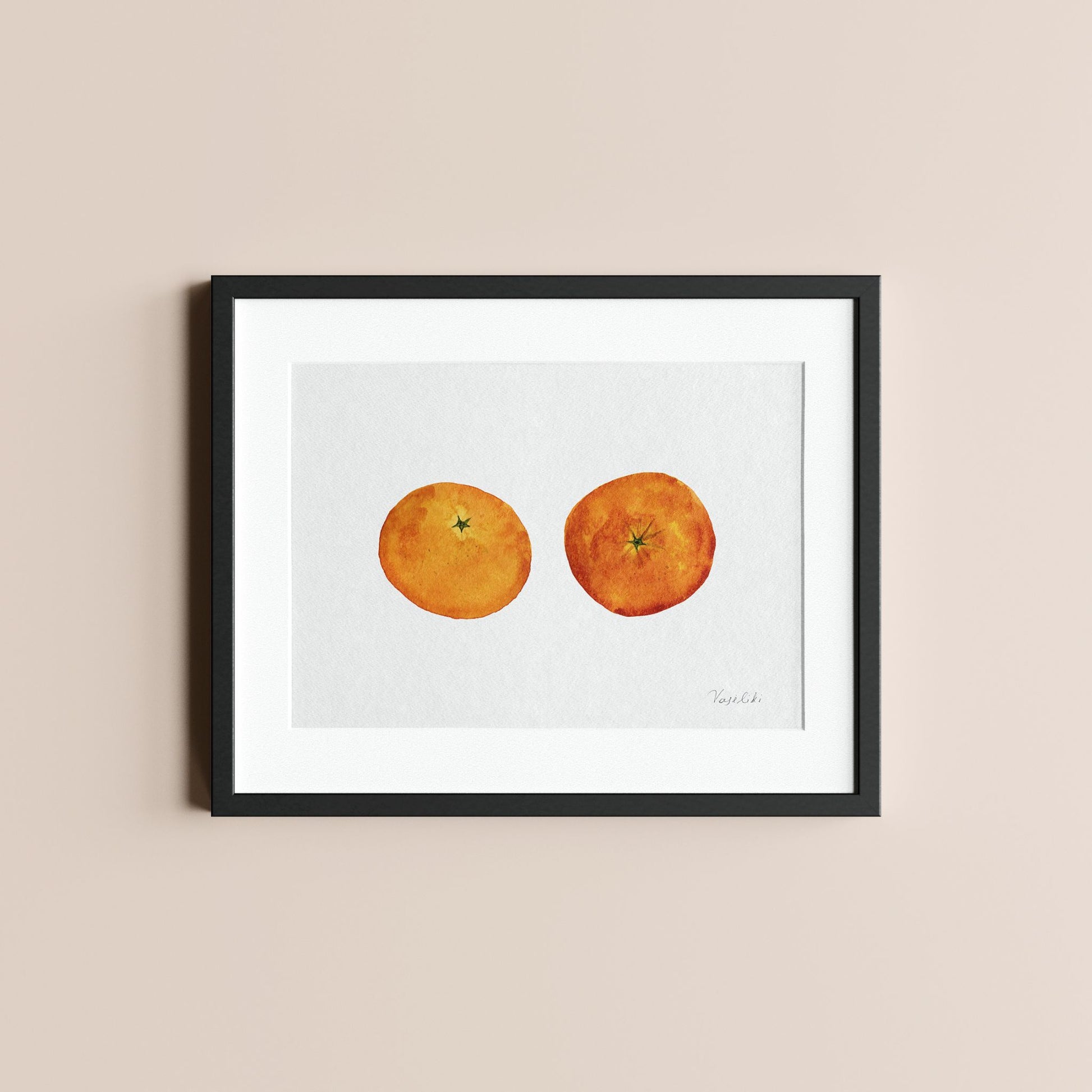 MANDARINS PAINTING