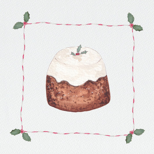 Christmas Pudding - Christmas Card