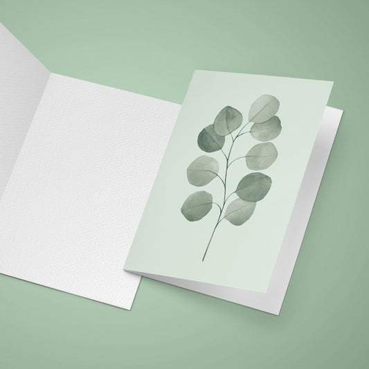 Silver Dollar Eucalyptus Card