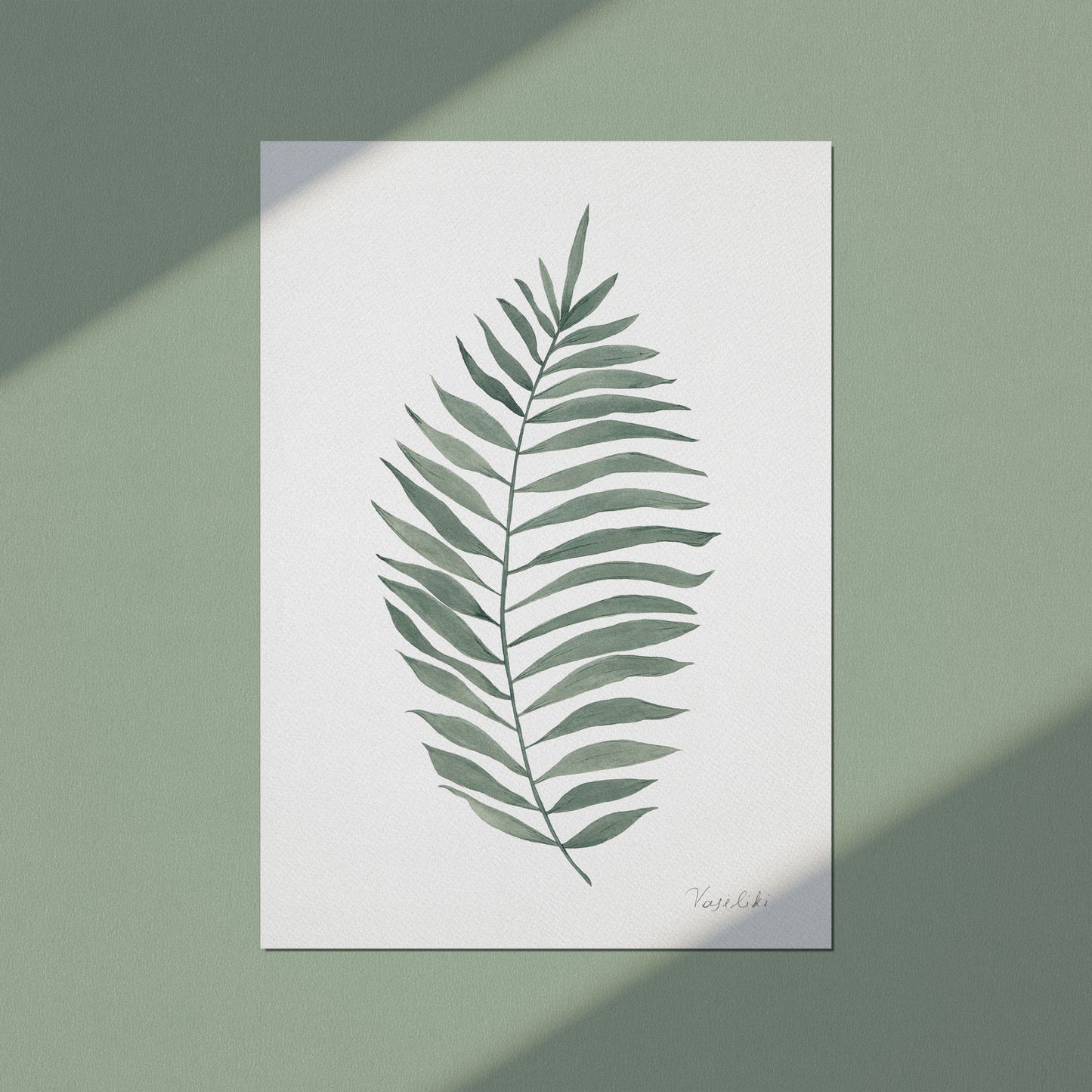 palm painting art print