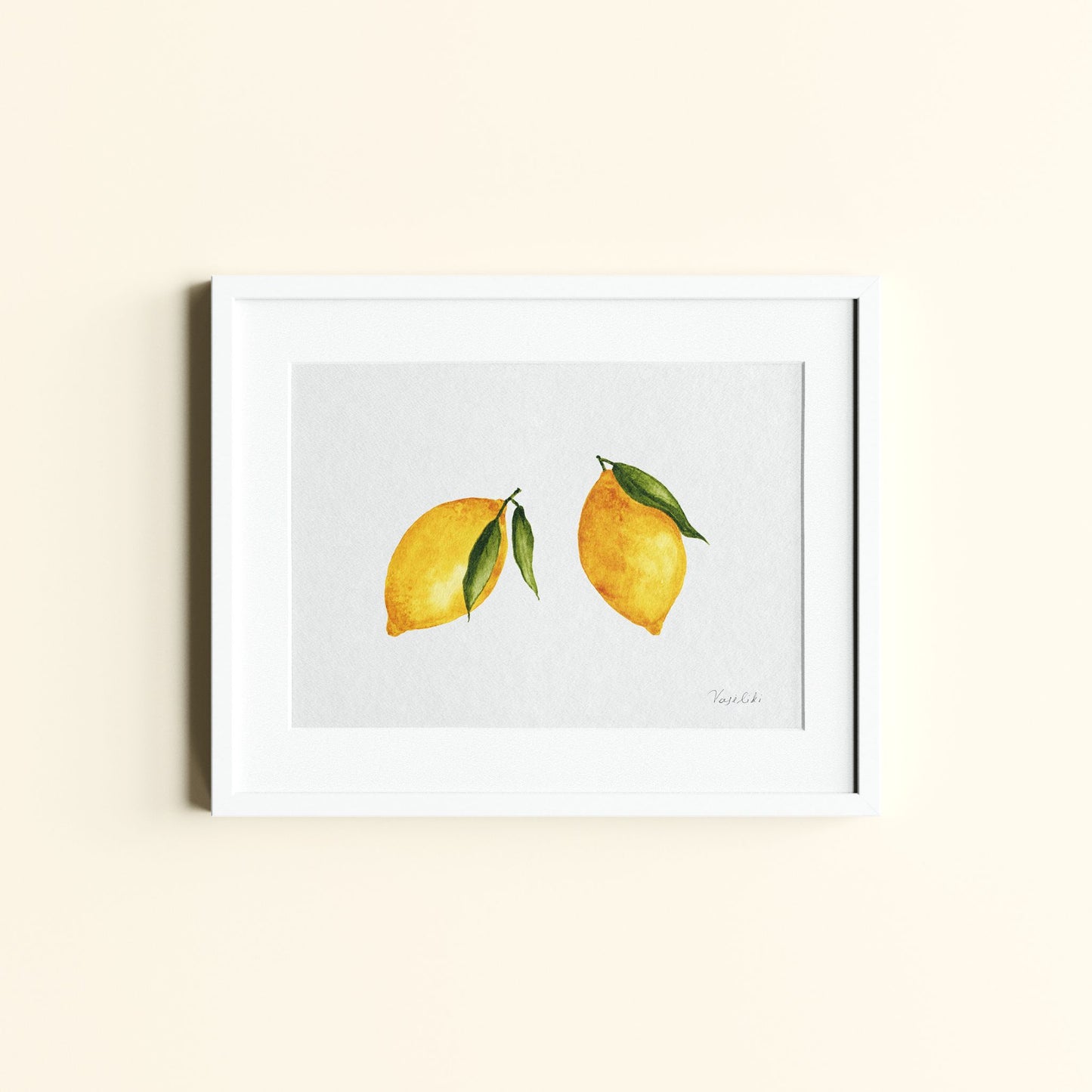 LEMON ART PRINT