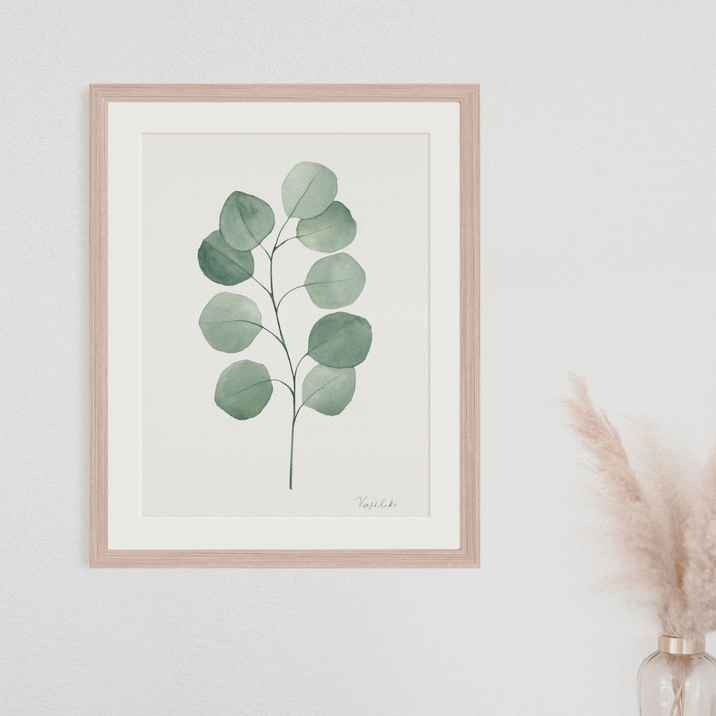 silver dollar eucalyptus print