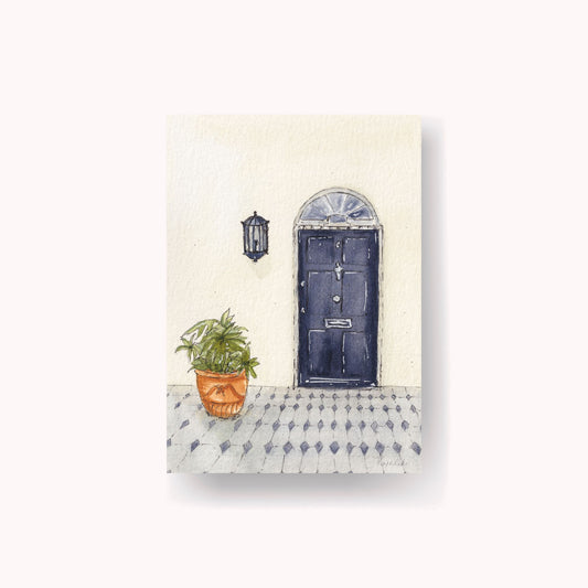 black door london house art print