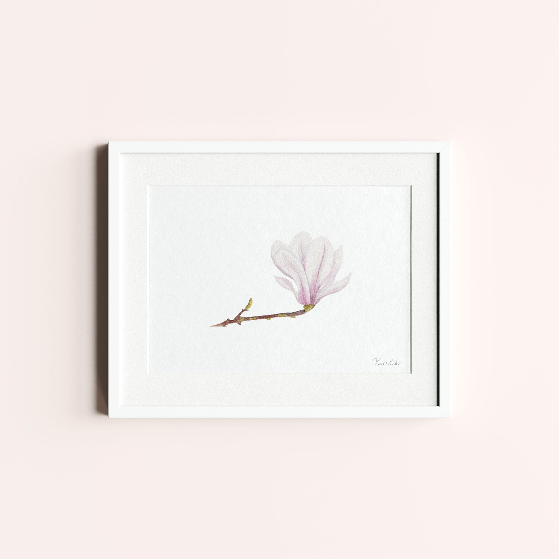 home decor art print magnolia