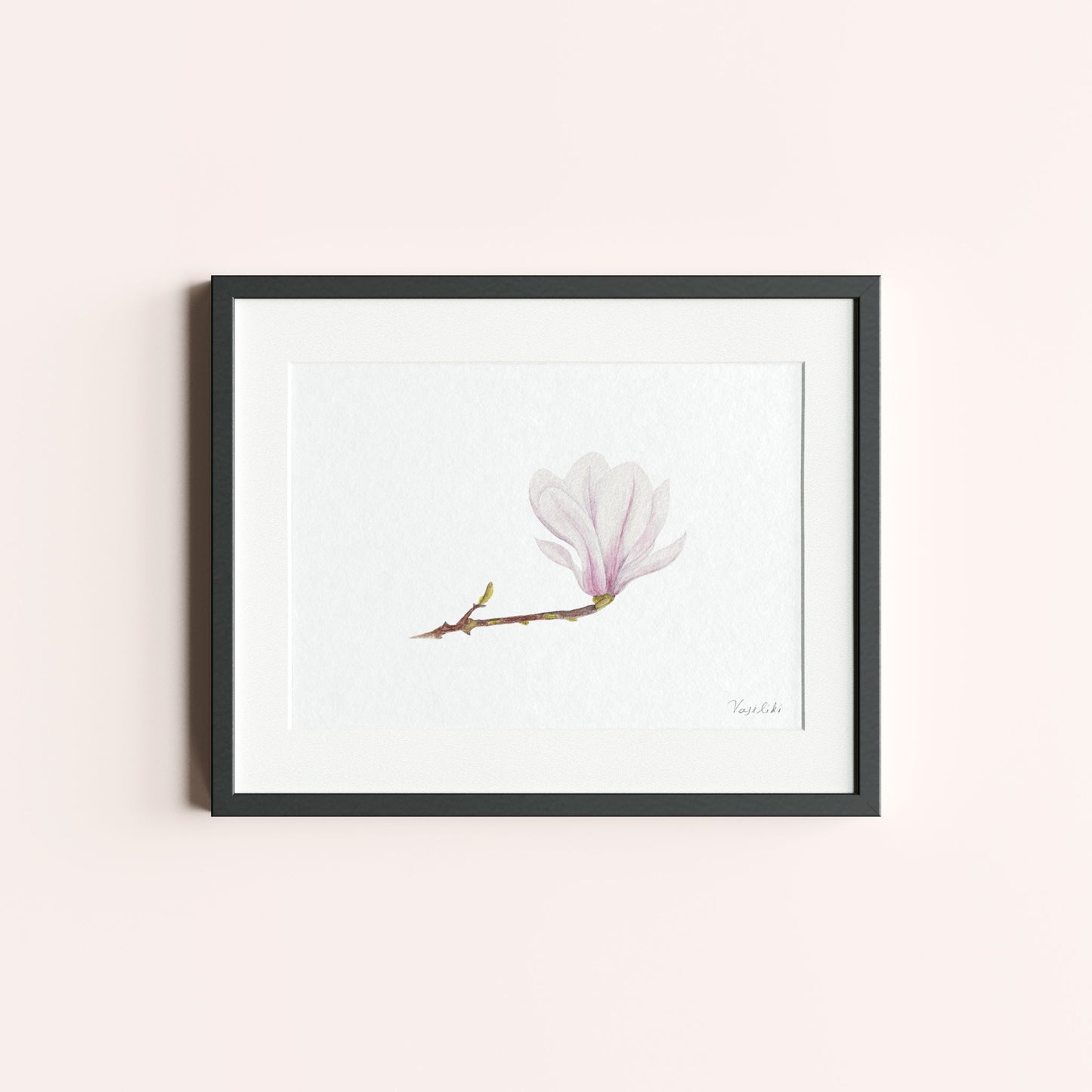 magnolia flower print for wall