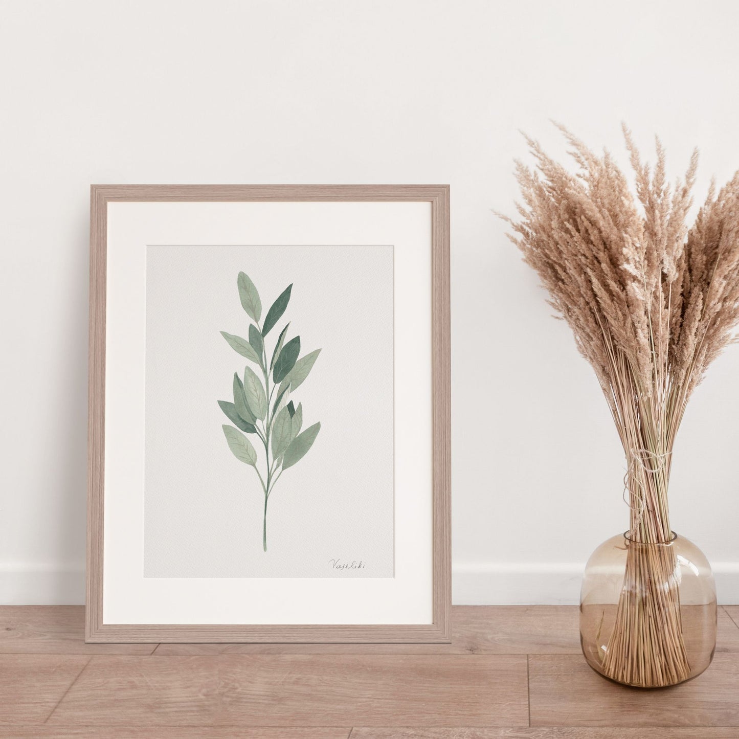 Sage - Wall Art Print A4