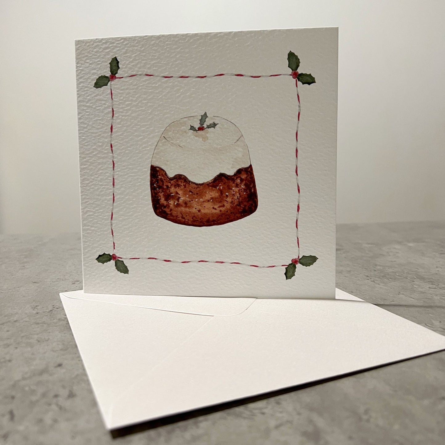 Christmas Pudding - Christmas Card