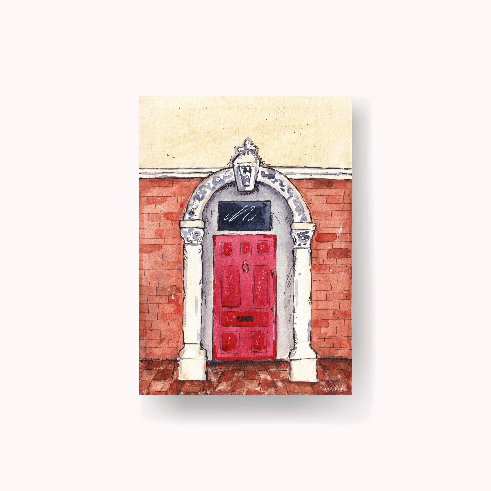 red door print