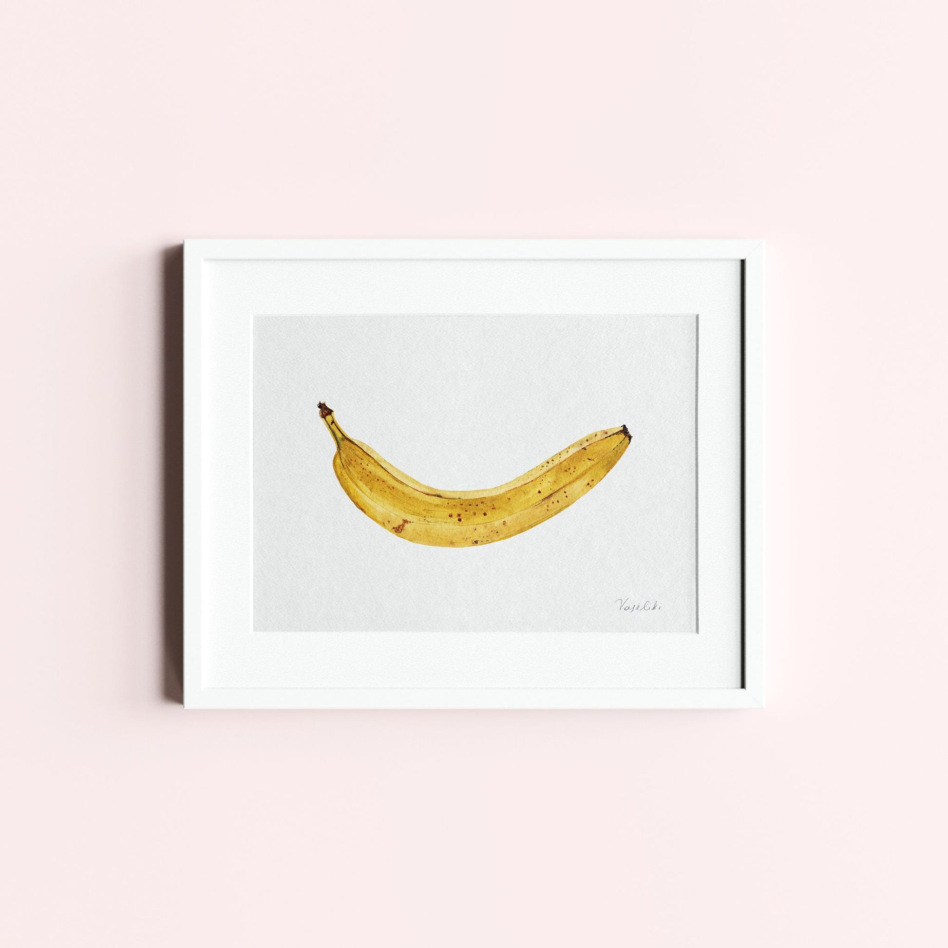 banana painting print