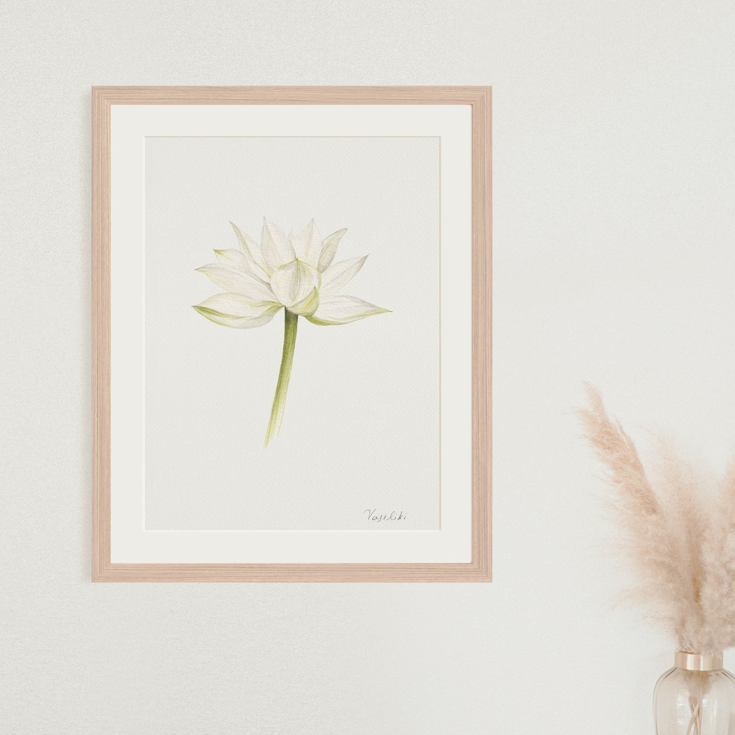 Water Lily - Wall Art Print A4